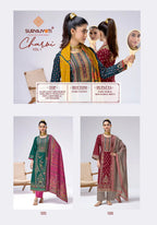Suryajyoti Charvi Vol 1 Jaam Satin Printed Dress Material Collection
