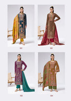Suryajyoti Charvi Vol 1 Jaam Satin Printed Dress Material Collection
