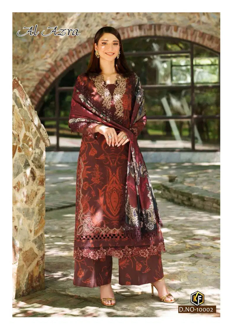 Keval Fab Al Azara Vol 10 Readymade Karachi Kurti Pant With Dupatta