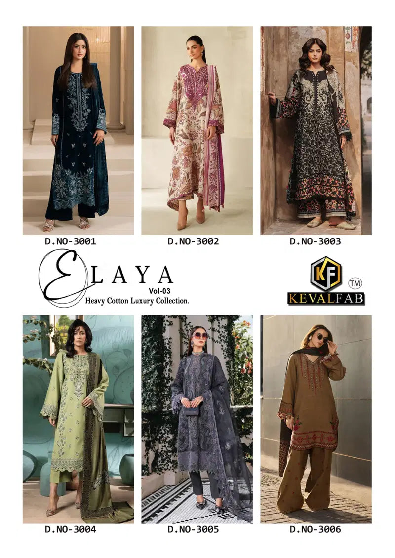 Keval Fab Elaya Vol 3 Readymade Karachi Kurti Pant With Dupatta