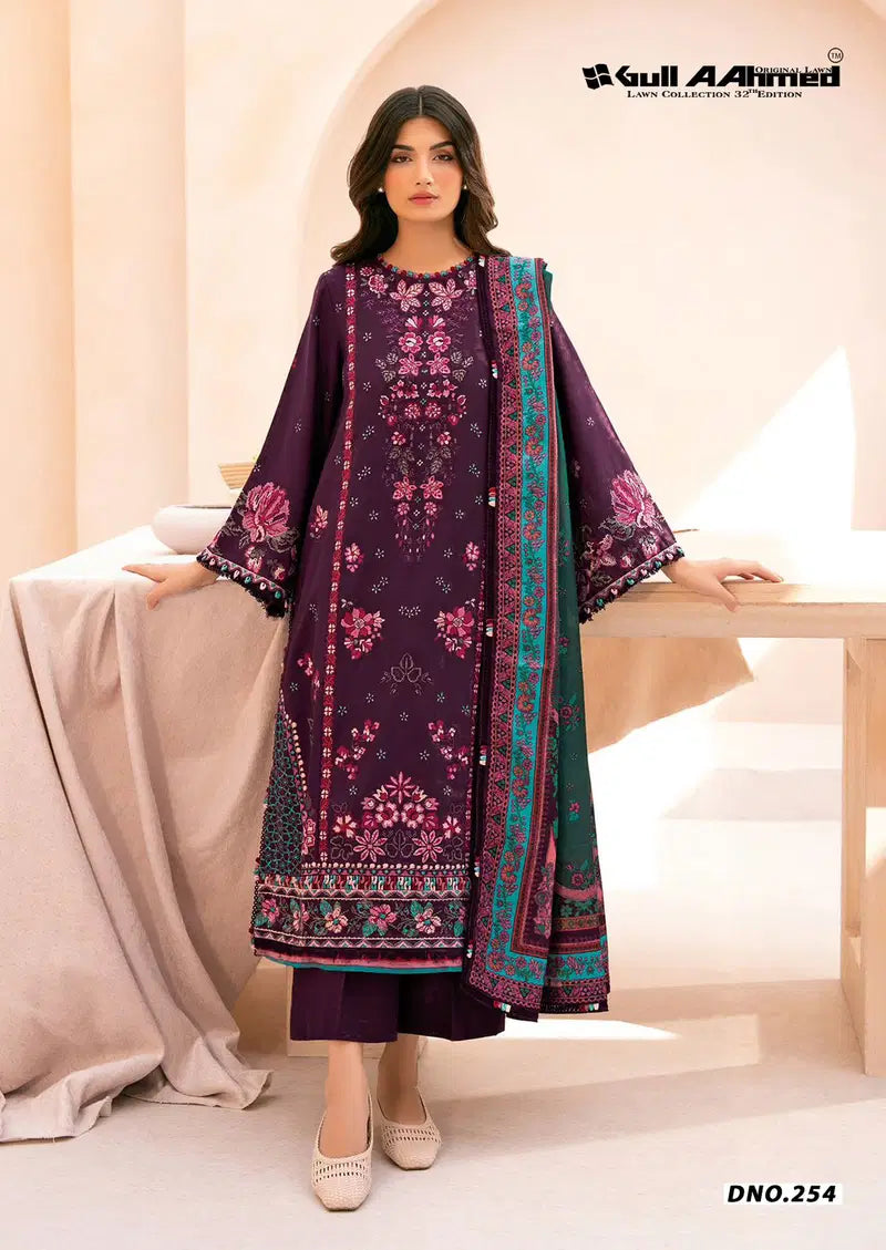 Gull A Ahmed Lawn Collection Vol 32 Readymade Cotton Kurti Set