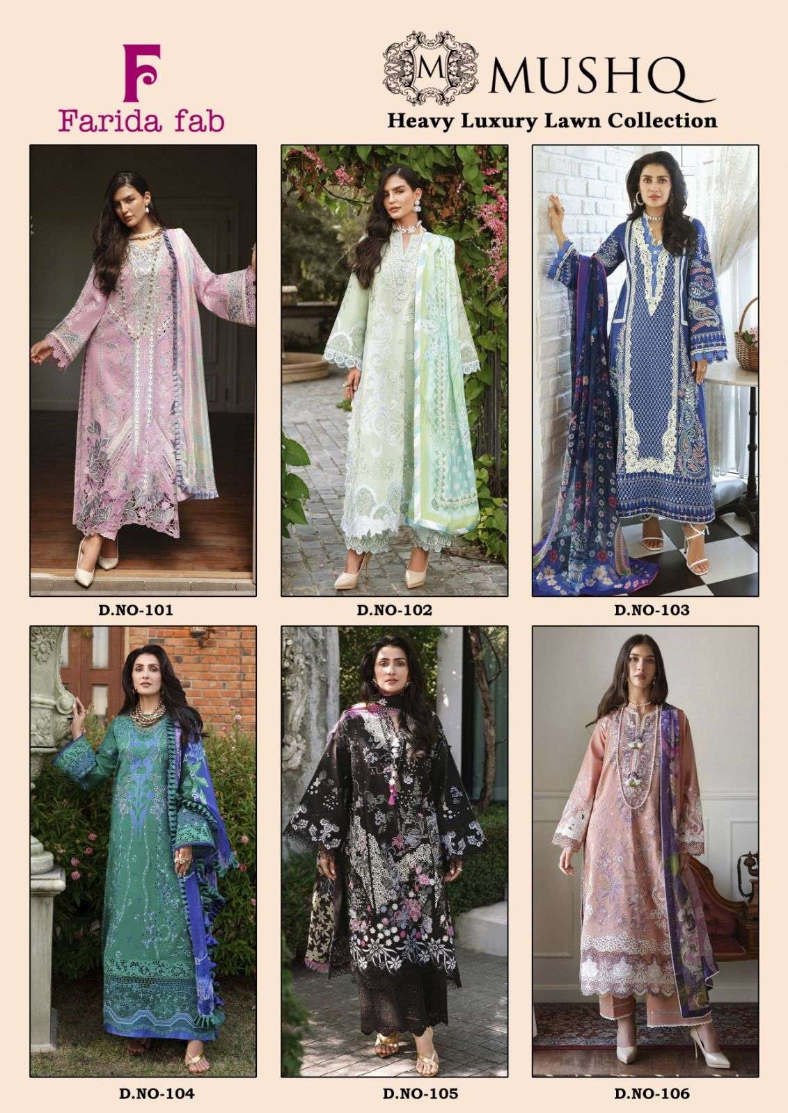 Farida Mushq Readymade Cotton Printed Kurti Set Collection