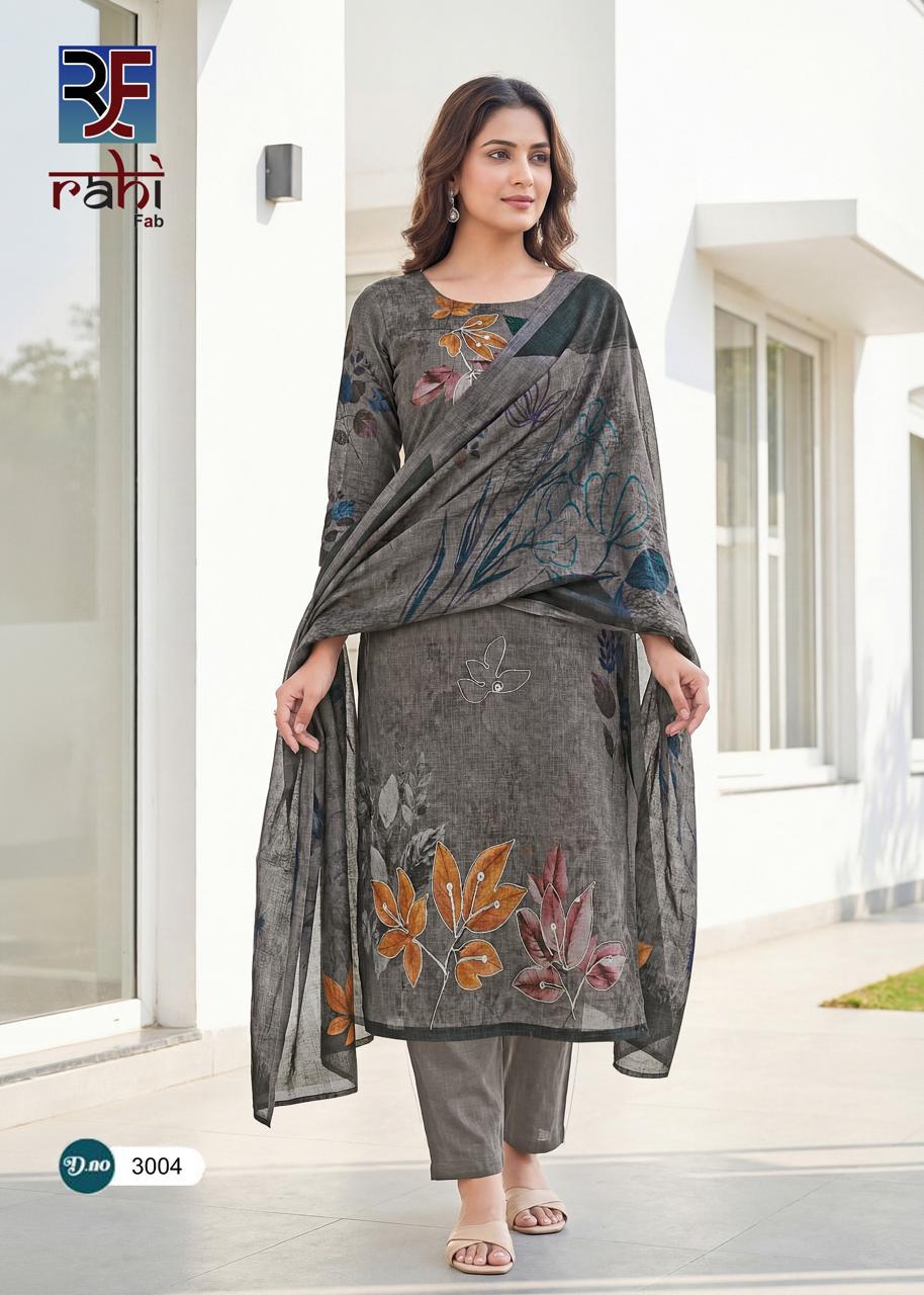 Rahi Rising Silver Vol 3 Readymade Cotton Kurti Pant With Dupatta