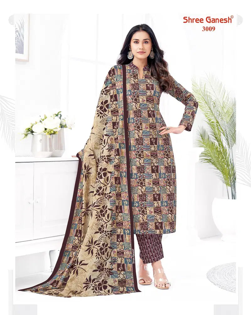Shree Ganesh Samaiyra Vol 20 Cotton Printed Dress Material
