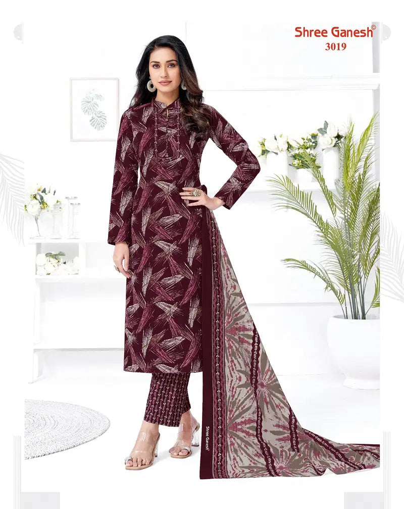 Shree Ganesh Samaiyra Vol 20 Cotton Printed Dress Material
