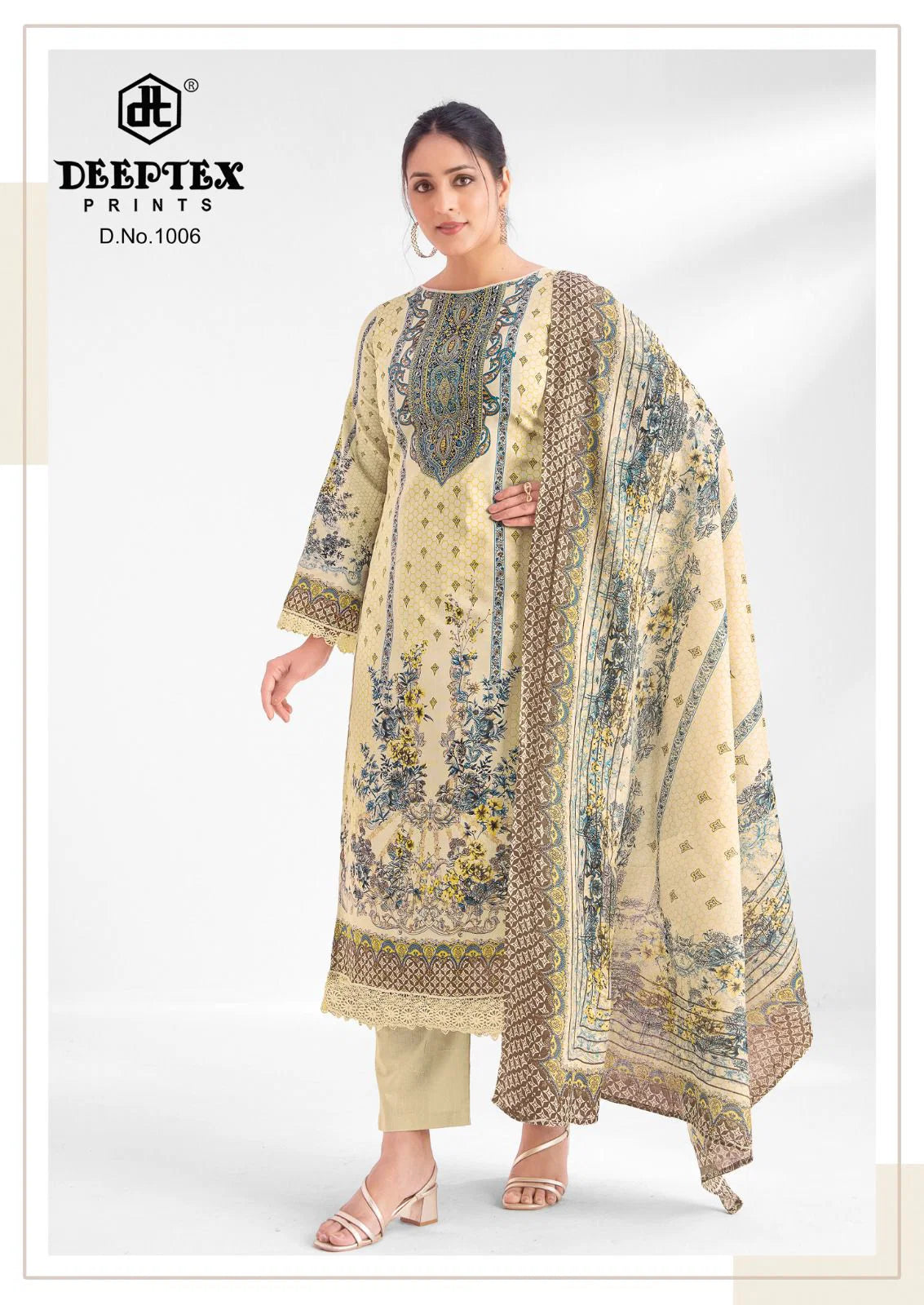 Deeptex Aaysha Noor Vol 1 Readymade Karachi Kurti Pant With Dupatta
