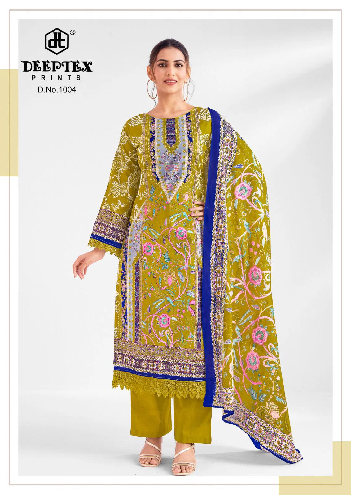 Deeptex Aaysha Noor Vol 1 Readymade Karachi Kurti Pant With Dupatta