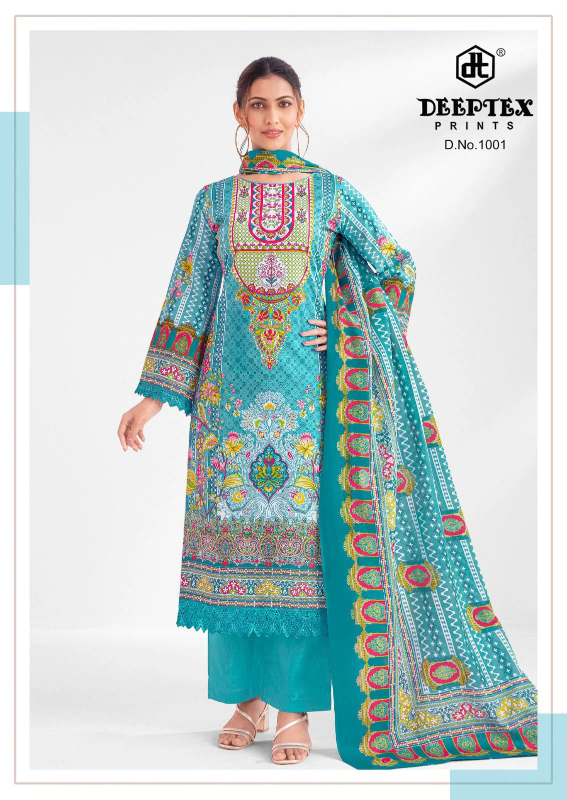 Deeptex Aaysha Noor Vol 1 Readymade Karachi Kurti Pant With Dupatta