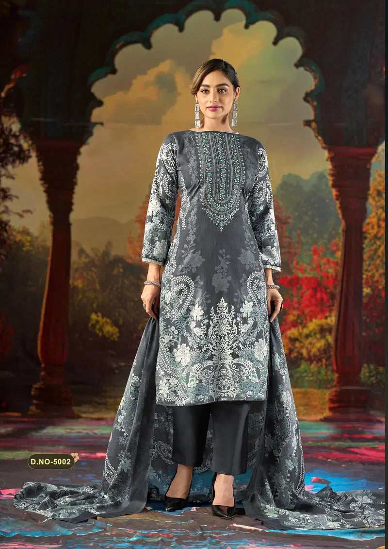 Mizaj Jazmin Vol 5 Readymade Soft Cotton Karachi Kurti Set Collection