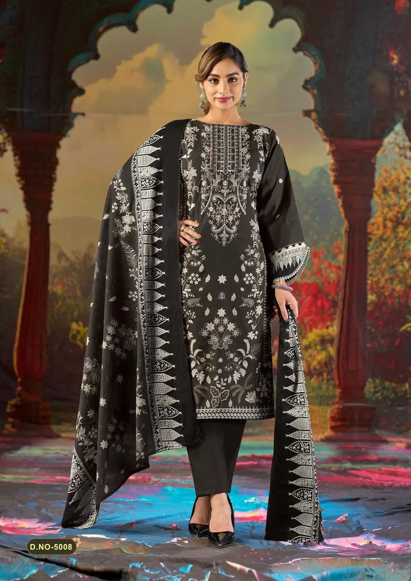 Mizaj Jazmin Vol 5 Readymade Soft Cotton Karachi Kurti Set Collection