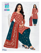 Mcm Priya Vol 30 Readymade Cotton Printed Patiyala Dress Collection