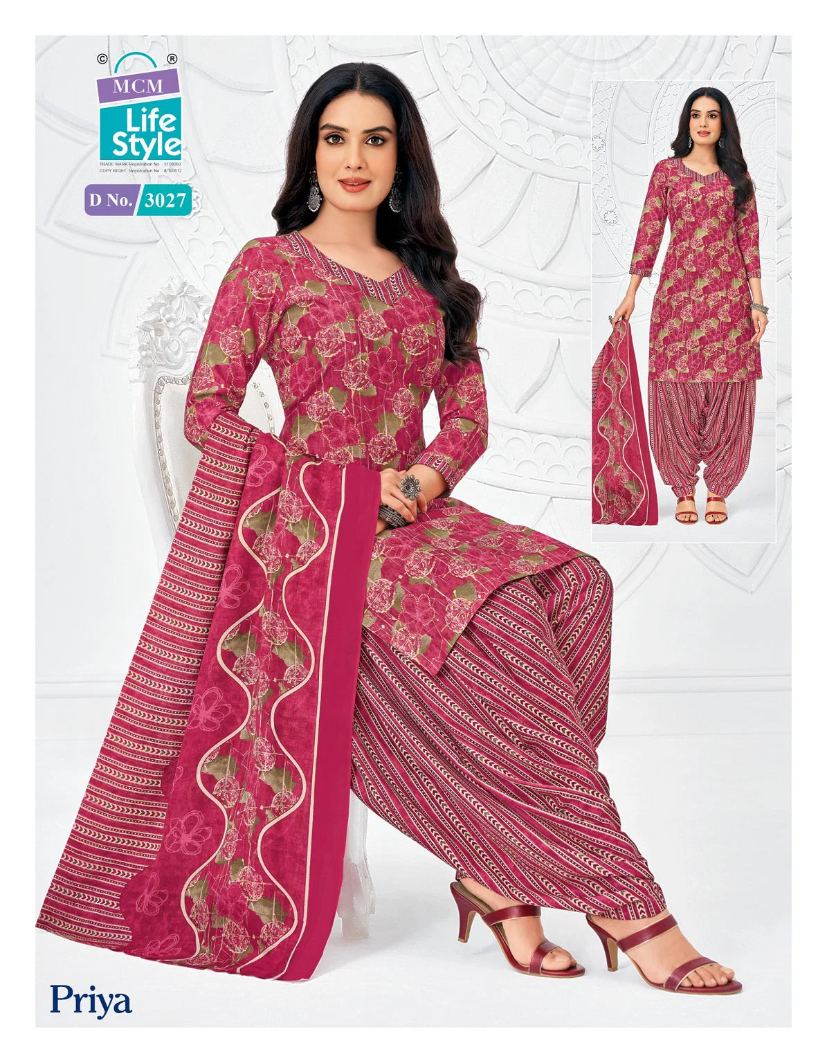 Mcm Priya Vol 30 Readymade Cotton Printed Patiyala Dress Collection