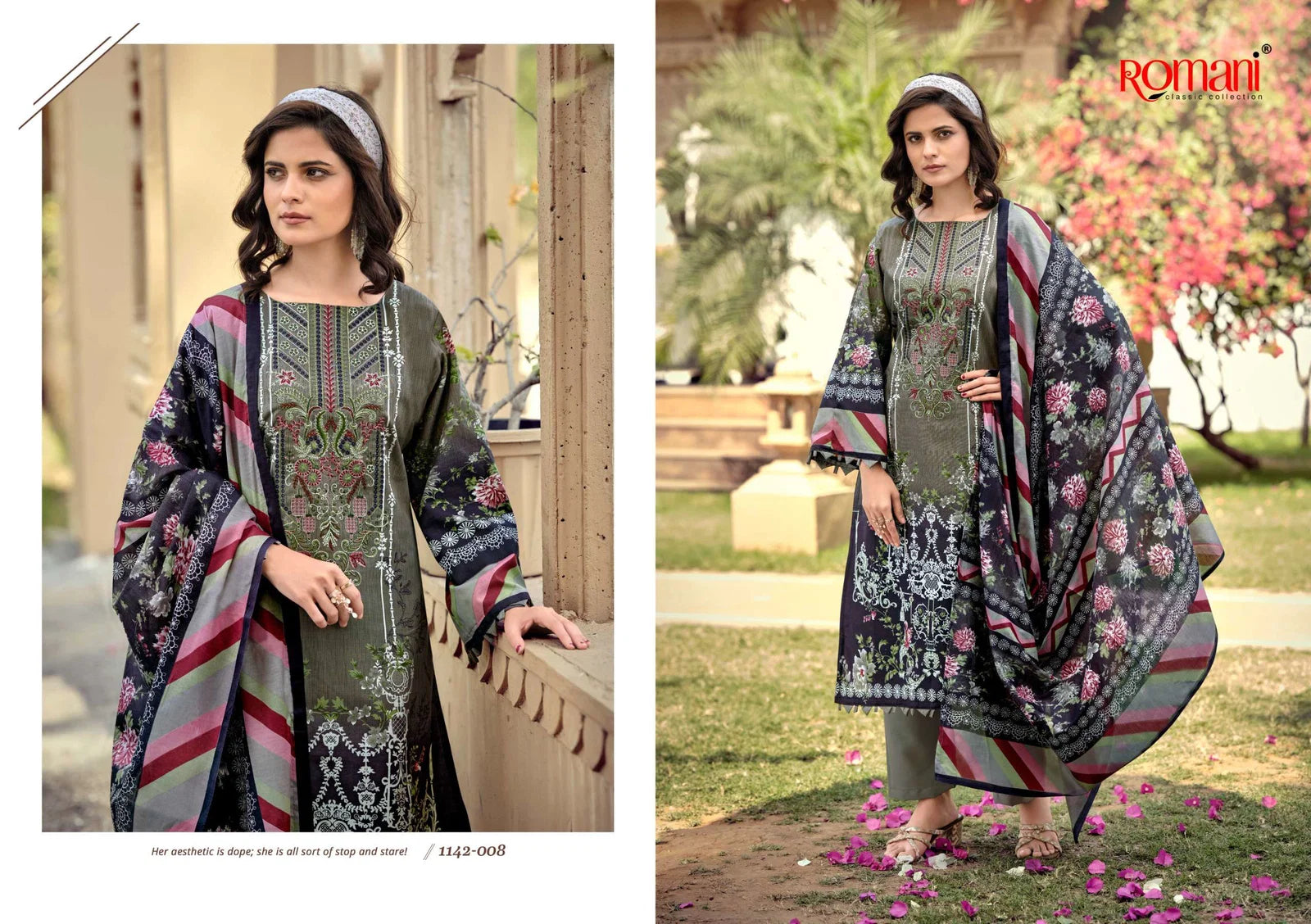 Romani Aarzu Vol 30 Readymade Cotton Pakistani Kurti Pant With Dupatta