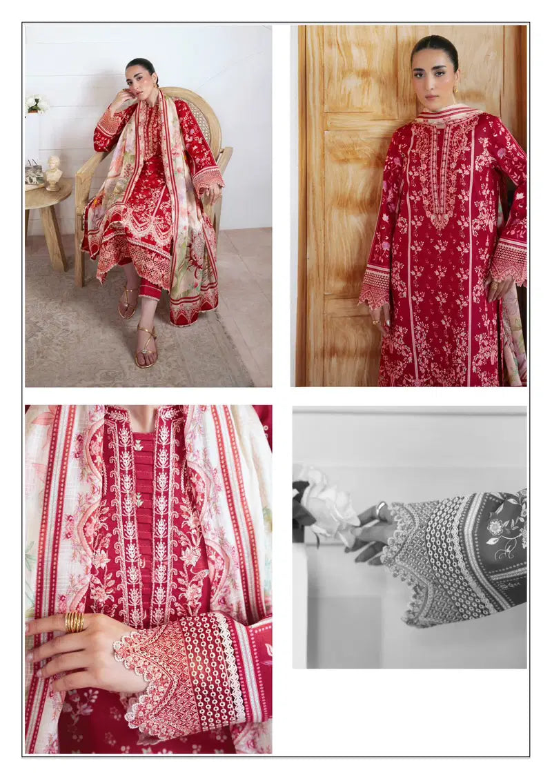 Gull A Ahmed Tehreem Vol 6 Readymade Cambridge Cotton Kurti Set