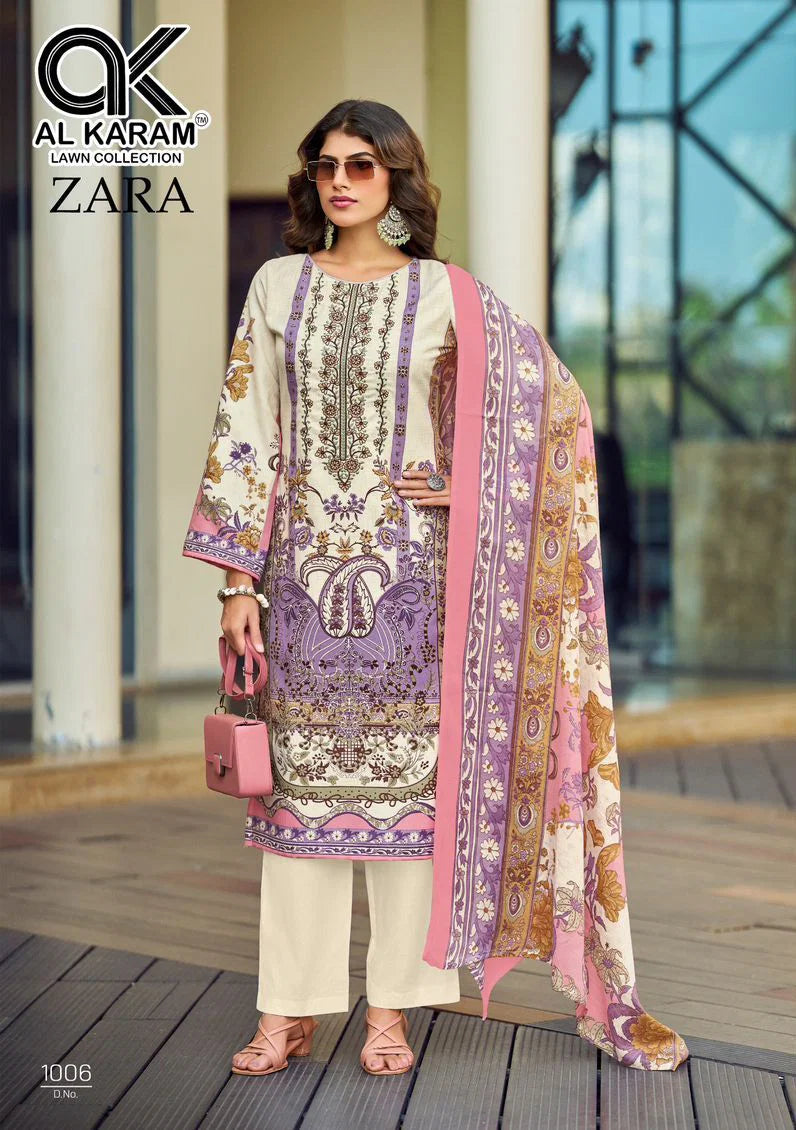 Al Karam Zara Vol 1 Readymade Rayon Printed Kurti Set Collection