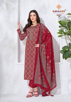 Suryajyoti Kalki Vol 36 Jam Satin Dress Material Collection