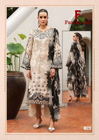 Farida Ellija B Vol 17 Readymade Cotton Karachi Kurti Pant With Dupatta