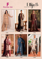 Farida Ellija B Vol 17 Readymade Cotton Karachi Kurti Pant With Dupatta