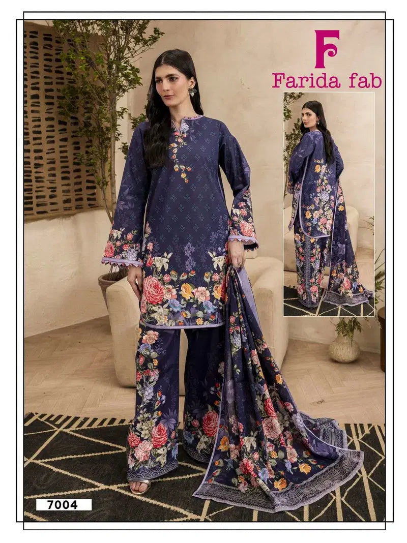 Farida Ramsha Vol 7 Readymade Cotton Printed Kurti Pant With Dupatta