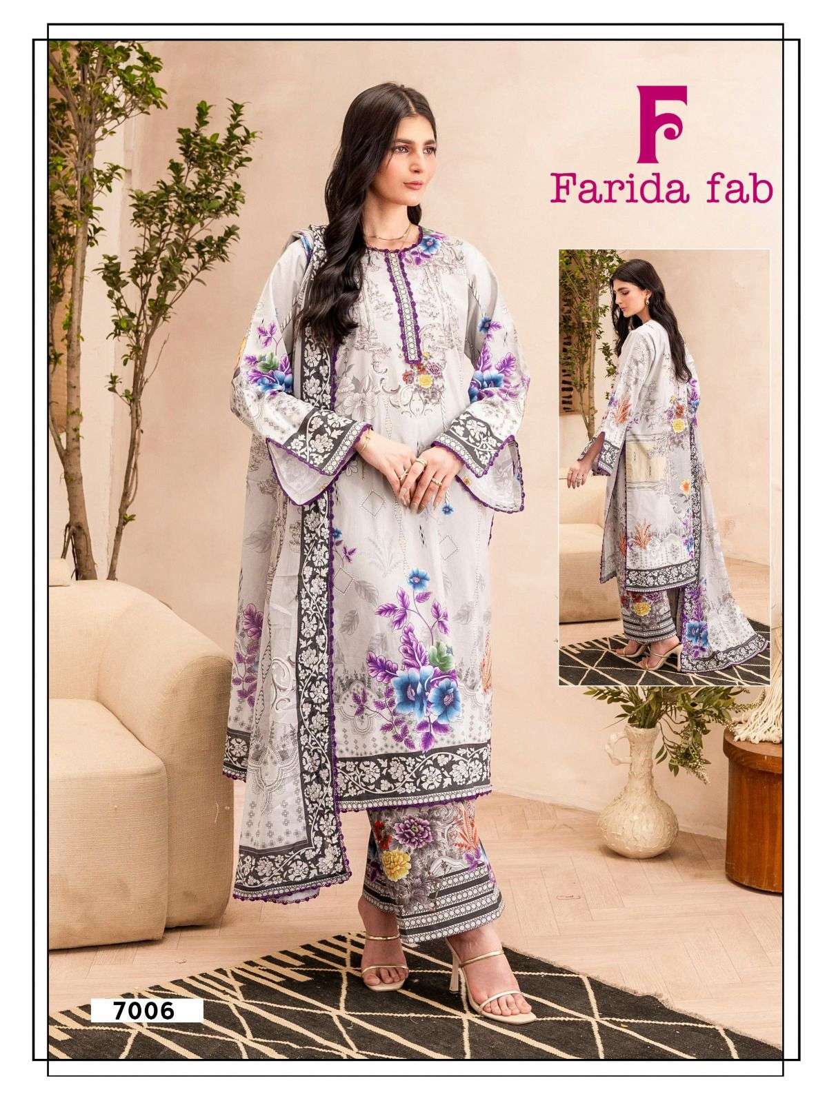 Farida Ramsha Vol 7 Readymade Cotton Printed Kurti Pant With Dupatta