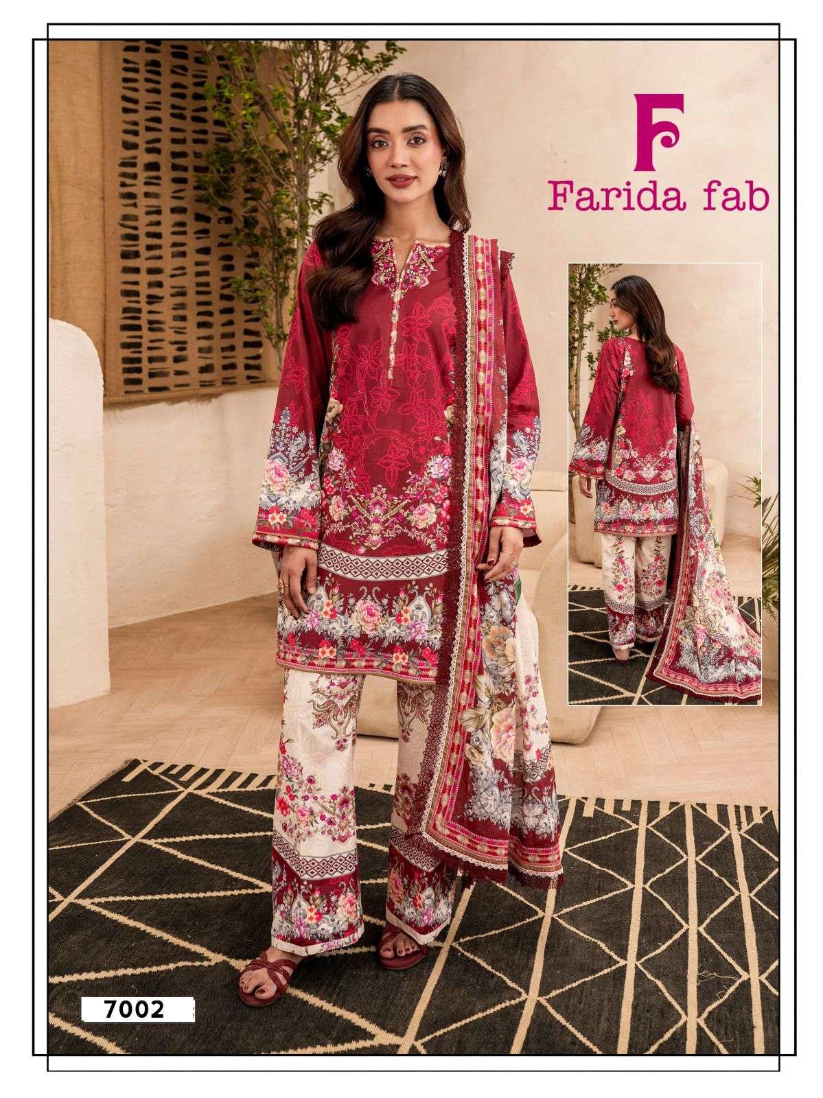Farida Ramsha Vol 7 Readymade Cotton Printed Kurti Pant With Dupatta