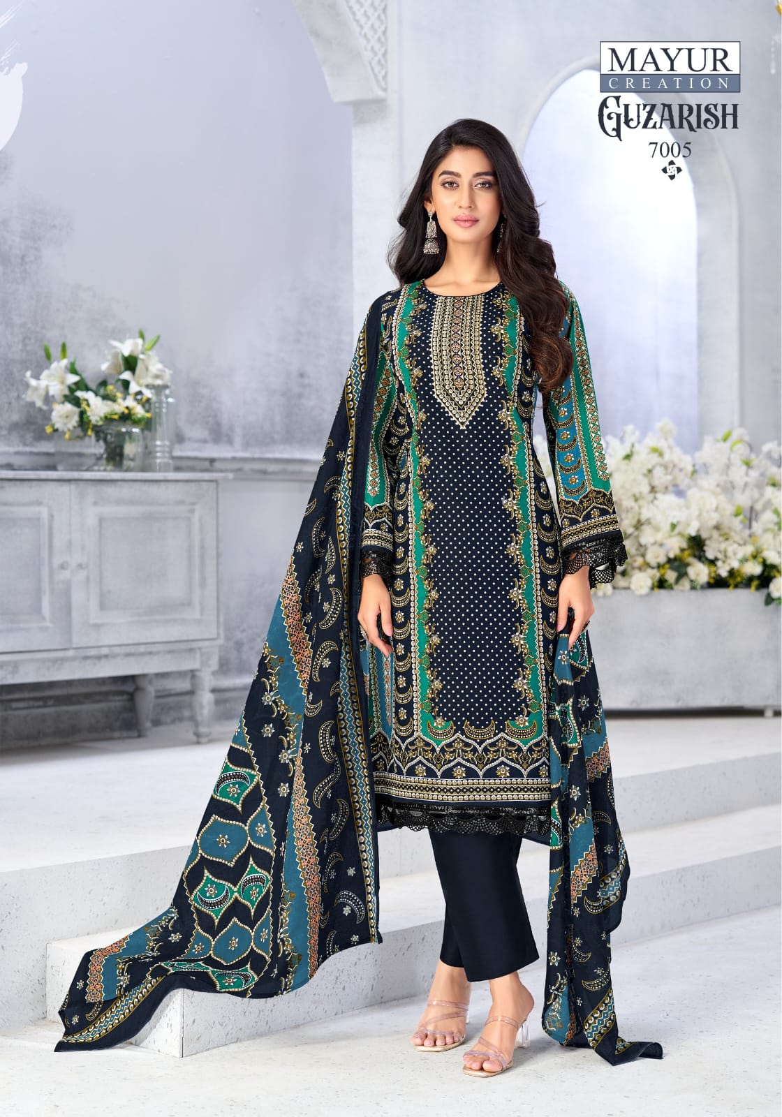 Mayur Guzarish Vol 7 Readymade Karachi Kurti Pant With Dupatta