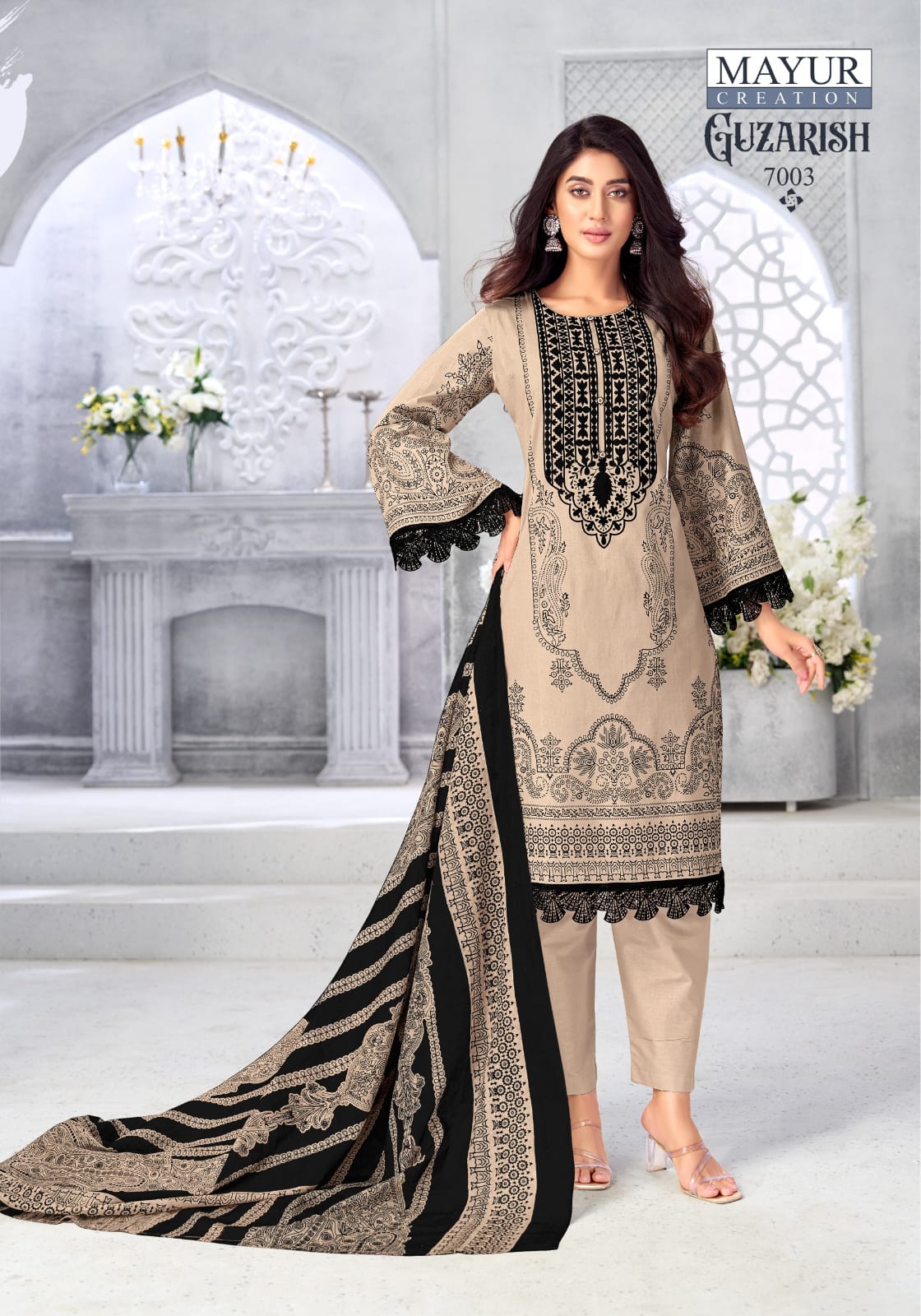 Mayur Guzarish Vol 7 Readymade Karachi Kurti Pant With Dupatta