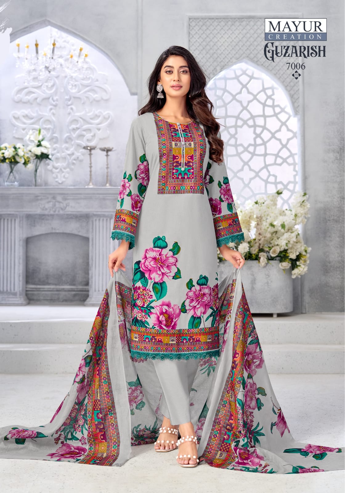 Mayur Guzarish Vol 7 Readymade Karachi Kurti Pant With Dupatta