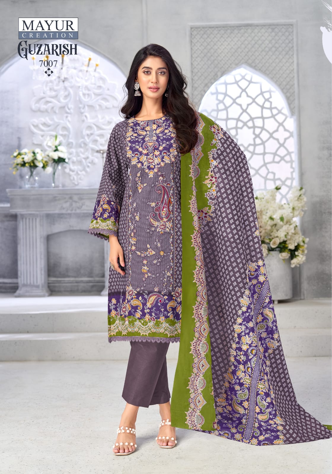 Mayur Guzarish Vol 7 Readymade Karachi Kurti Pant With Dupatta