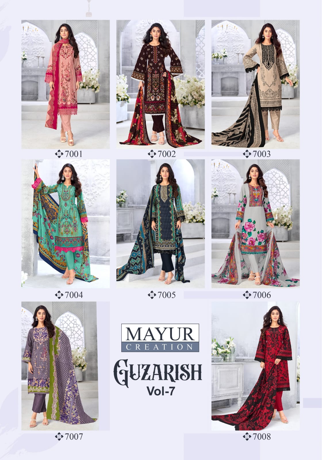 Mayur Guzarish Vol 7 Readymade Karachi Kurti Pant With Dupatta