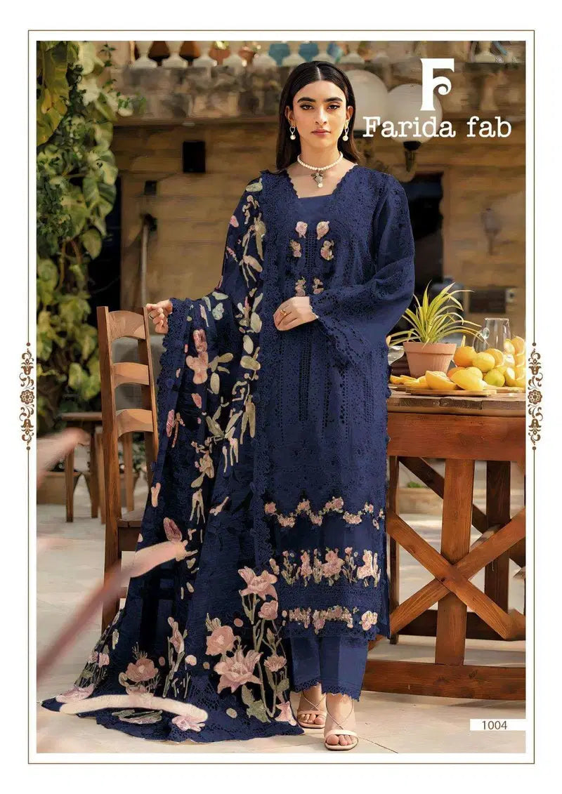 Farida Elaf Premium Readymade Cotton Printed Kurti Pant With Dupatta