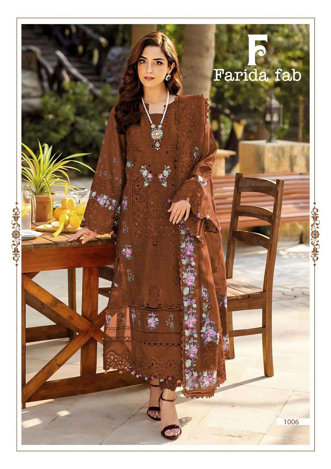Farida Elaf Premium Readymade Cotton Printed Kurti Pant With Dupatta