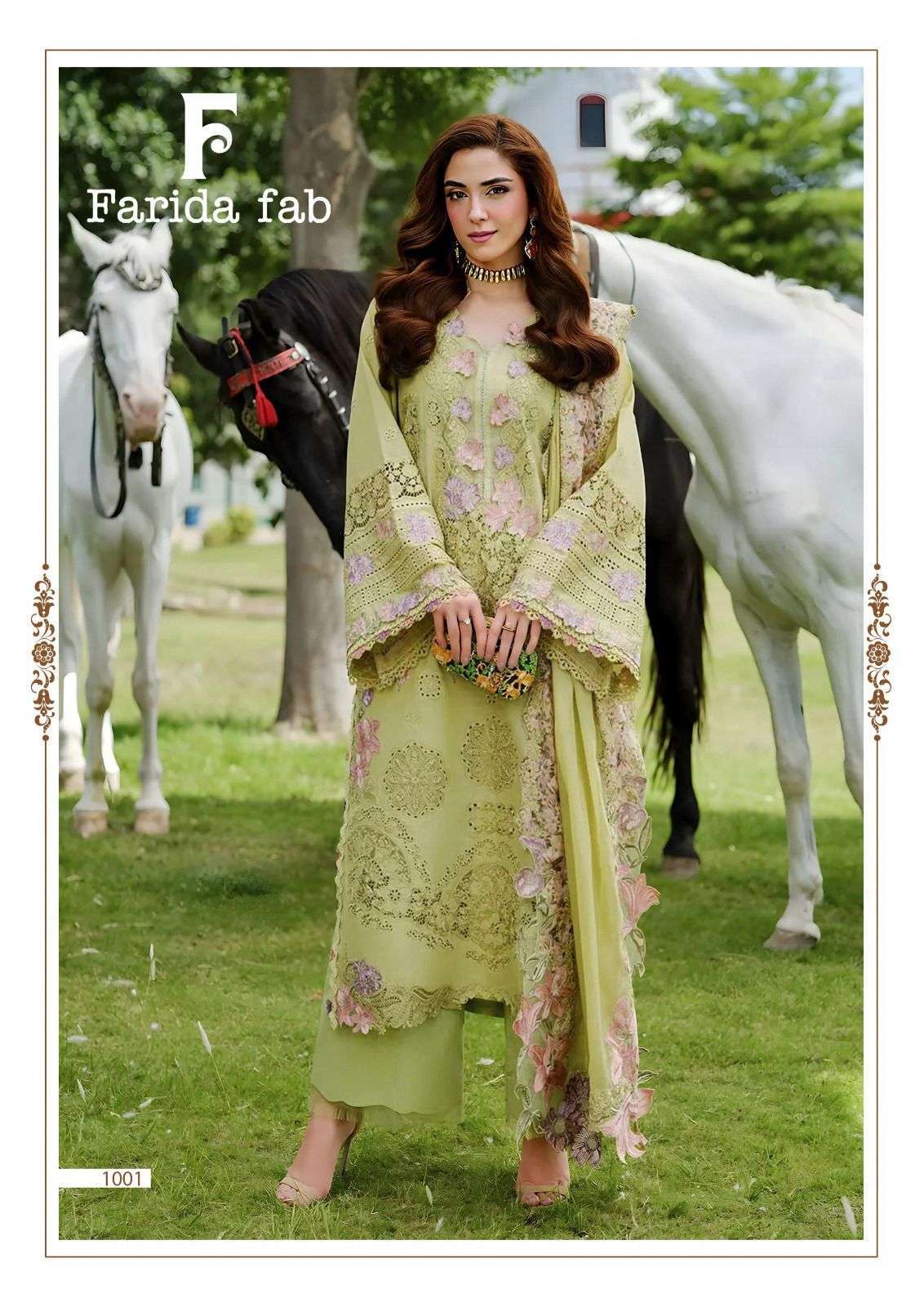 Farida Elaf Premium Readymade Cotton Printed Kurti Pant With Dupatta