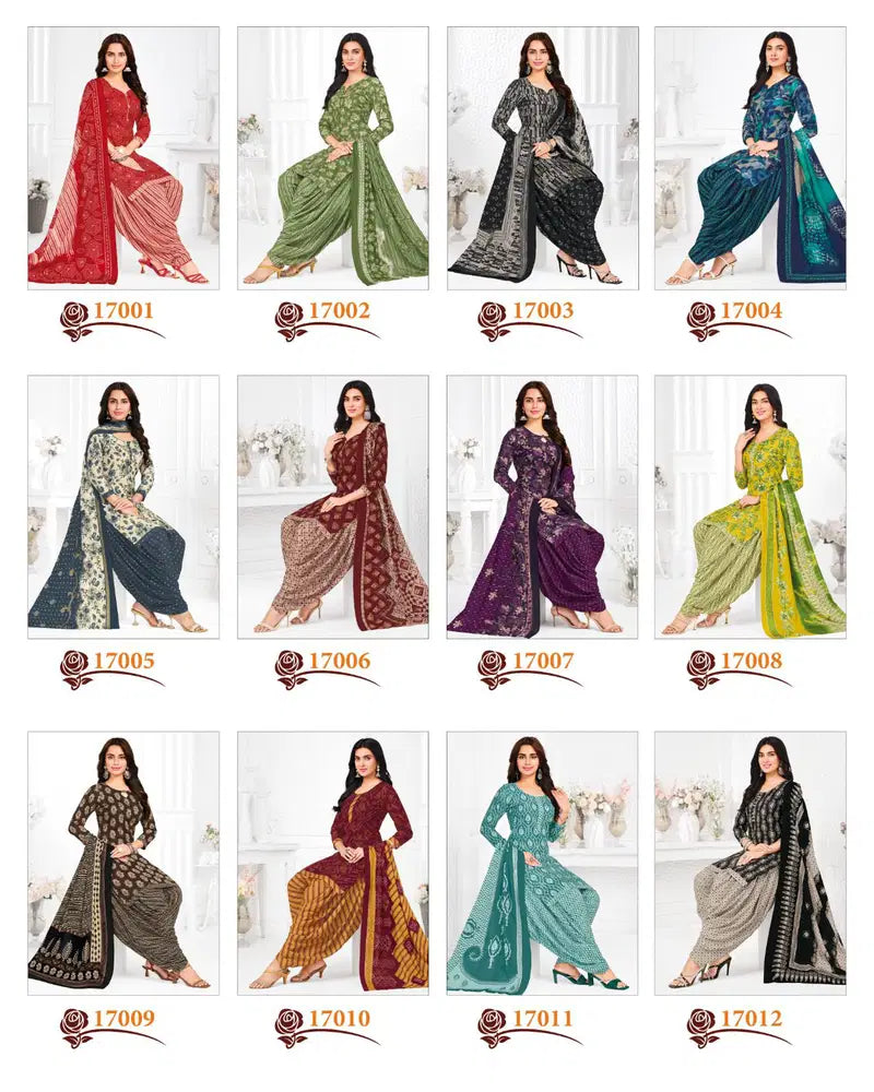 Suryajyoti Trendy Patiyala Vol 17 Cotton Printed Dress Material