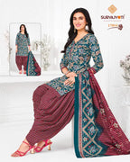 Suryajyoti Trendy Patiyala Vol 17 Cotton Printed Dress Material
