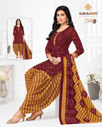 Suryajyoti Trendy Patiyala Vol 17 Cotton Printed Dress Material