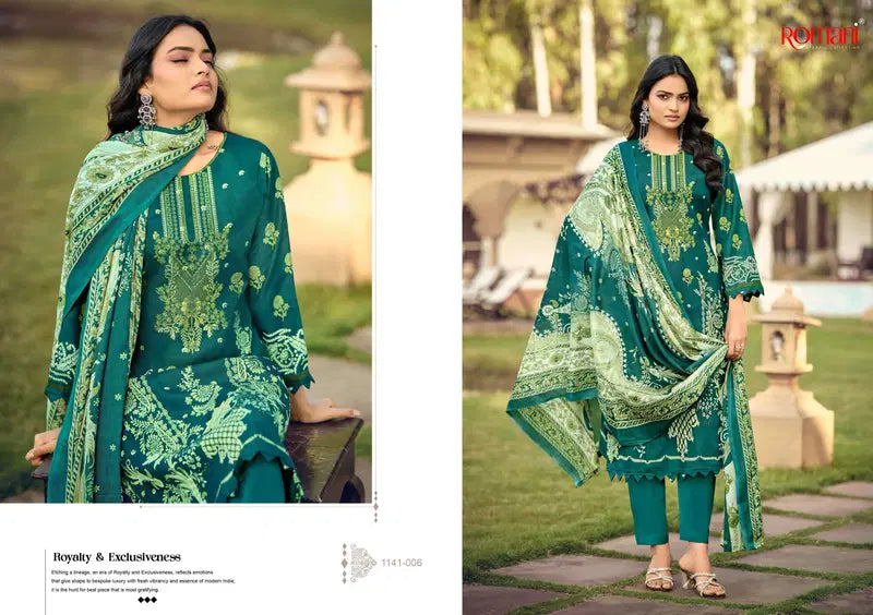 Romani Needle Wonder Vol 10 Readymade Cotton Pakistani Salwar Kameez