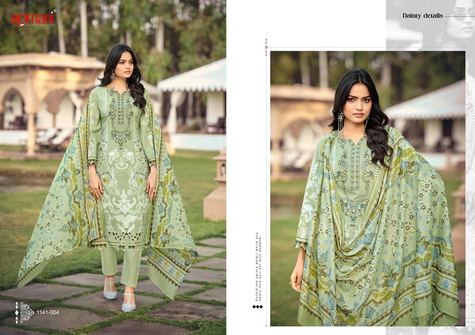 Romani Needle Wonder Vol 10 Readymade Cotton Pakistani Salwar Kameez