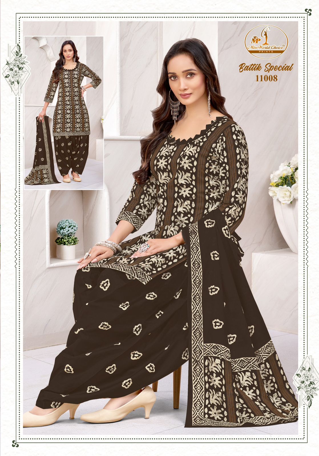 Miss World Batik Special Vol 11 Readymade Cotton Printed Dress