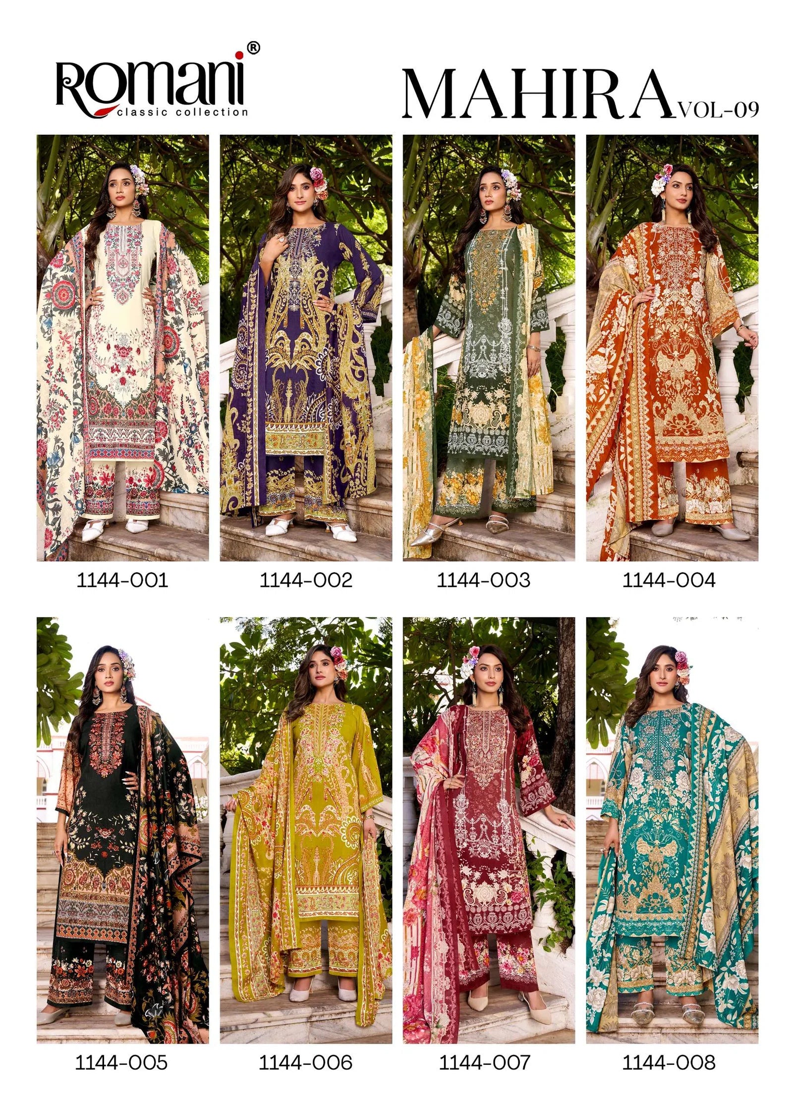 Romani Mahira Vol 9 Readymade Cotton Pakistani Kurti With Dupatta