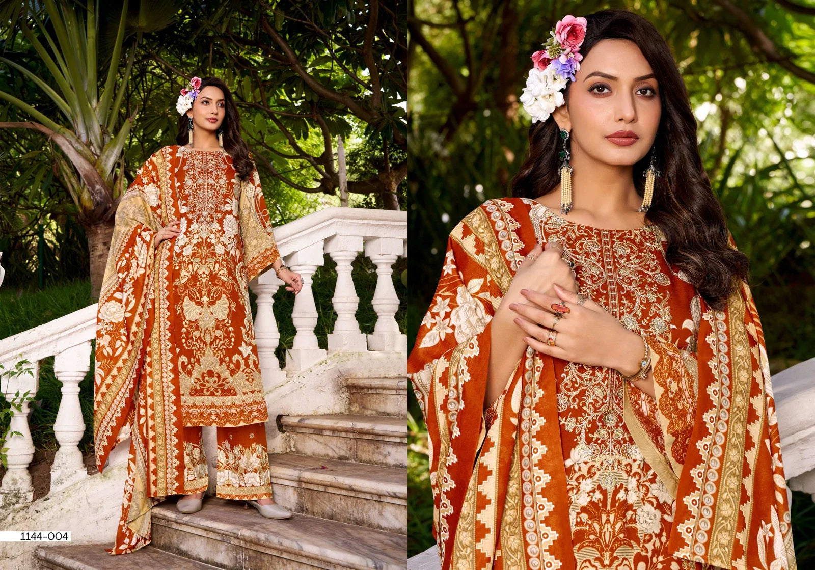 Romani Mahira Vol 9 Readymade Cotton Pakistani Kurti With Dupatta
