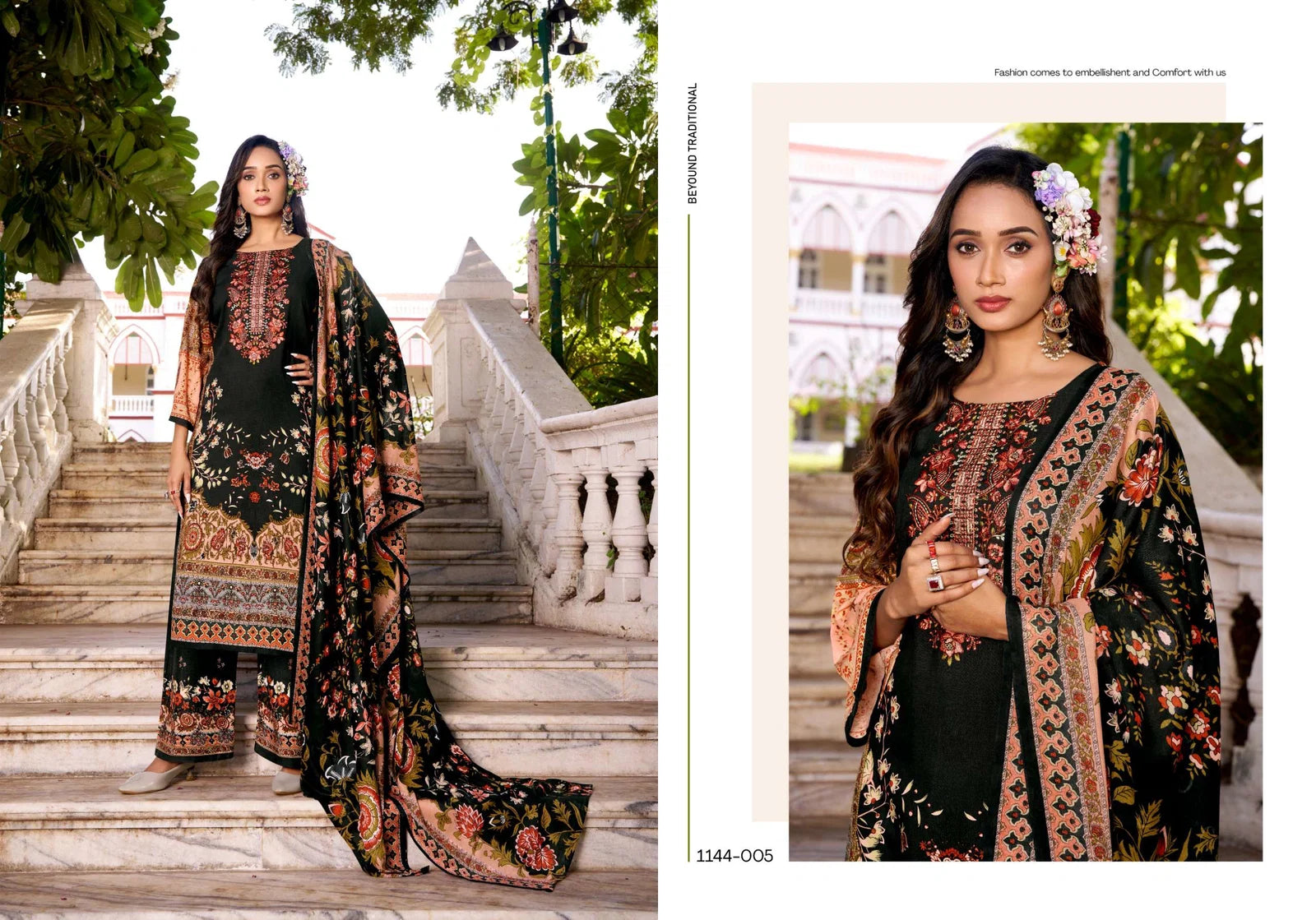 Romani Mahira Vol 9 Readymade Cotton Pakistani Kurti With Dupatta