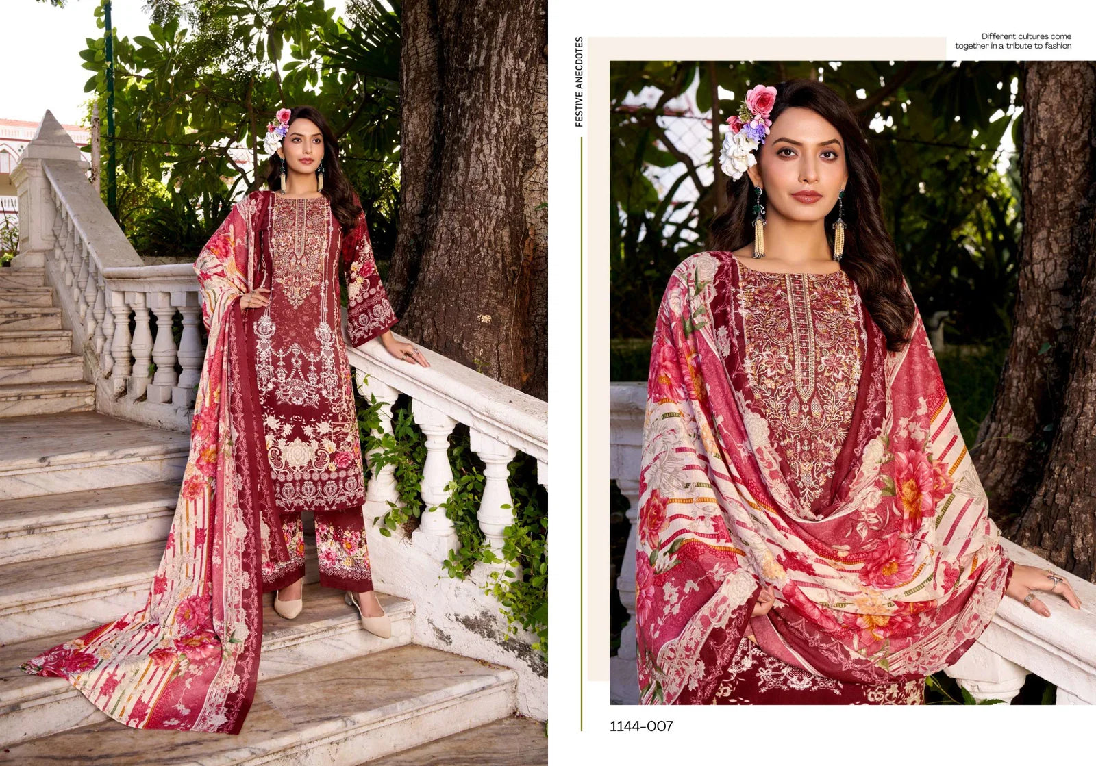 Romani Mahira Vol 9 Readymade Cotton Pakistani Kurti With Dupatta