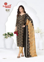 Kundan K4U Vol 34 Readymade Cotton Printed Kurti Set Collection