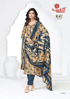 Kundan K4U Vol 34 Readymade Cotton Printed Kurti Set Collection