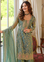 St D No 114 Fendy Silk Coding Sequence Worked Salwar Kameez Collection