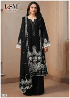 Lsm Black And White Vol 2 Readymade Karachi Kurti Pant With Dupatta