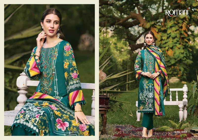 Romani Needle Wonder Vol 11 Readymade Cotton Pakistani Kurti Set