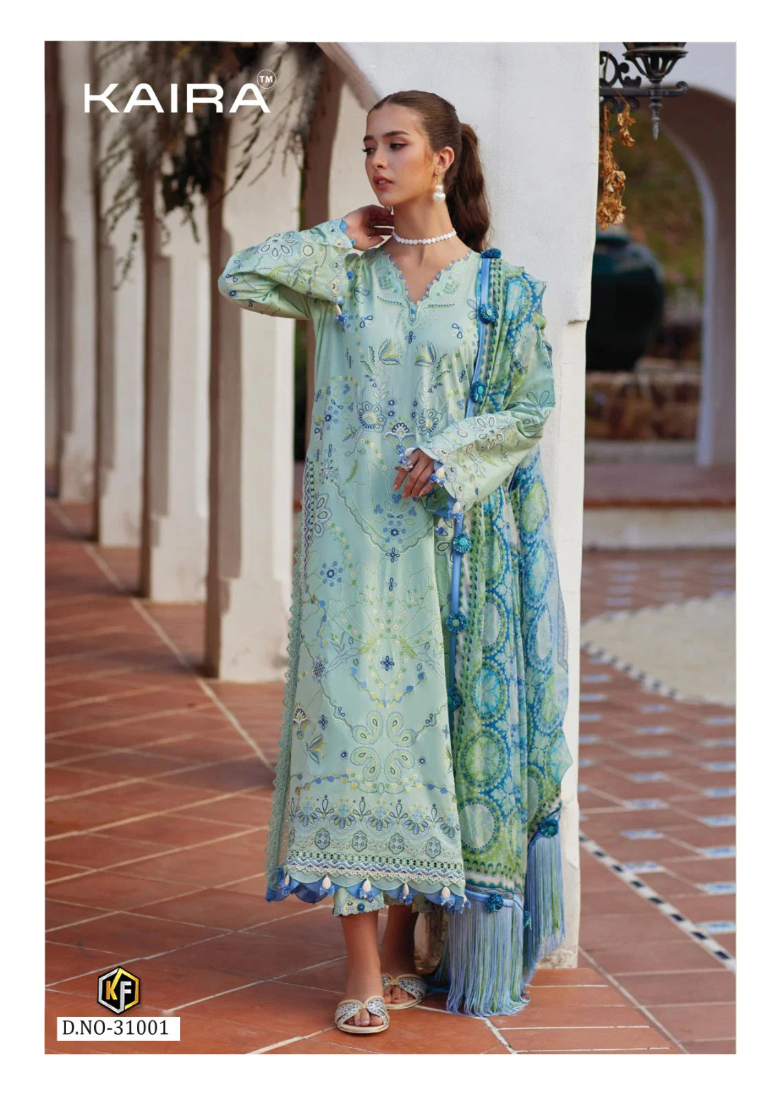 Keval Kaira Vol 31 Readymade Cotton Karachi Kurti Pant With Dupatta