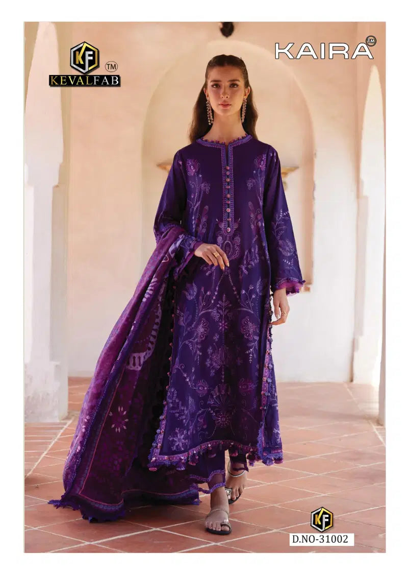 Keval Kaira Vol 31 Readymade Cotton Karachi Kurti Pant With Dupatta